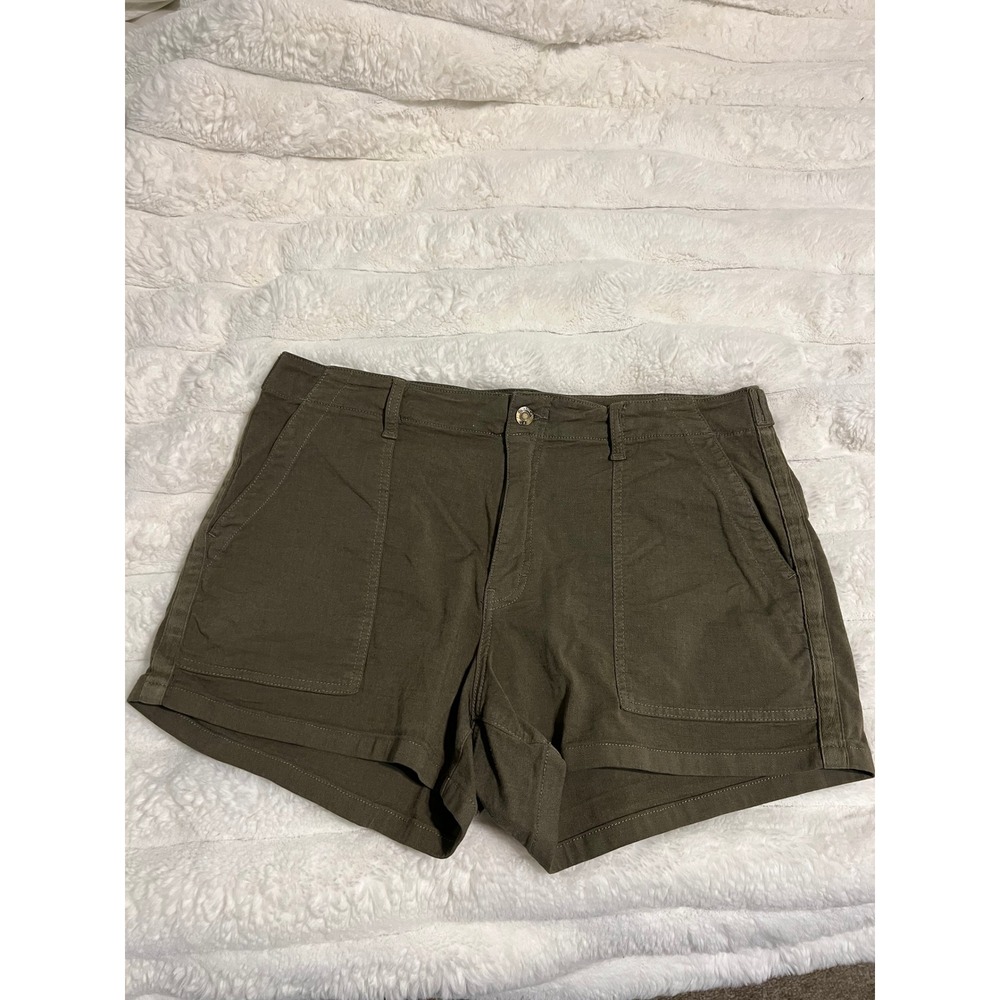 Pistola Utility Shorts Cotton Viscose Olive Green Cargo Sz 32 Gorpcore Capsule